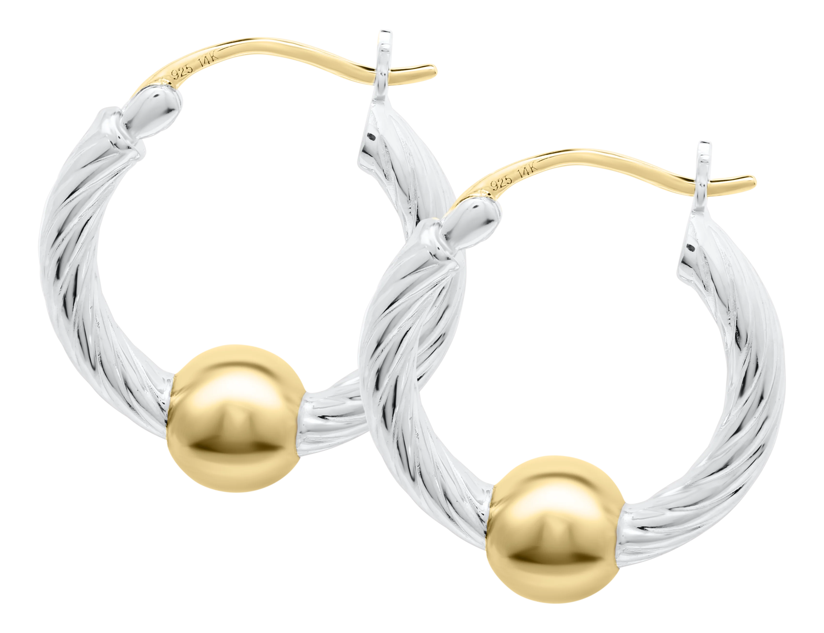 20MM Twisted Cape Cod Earrings
