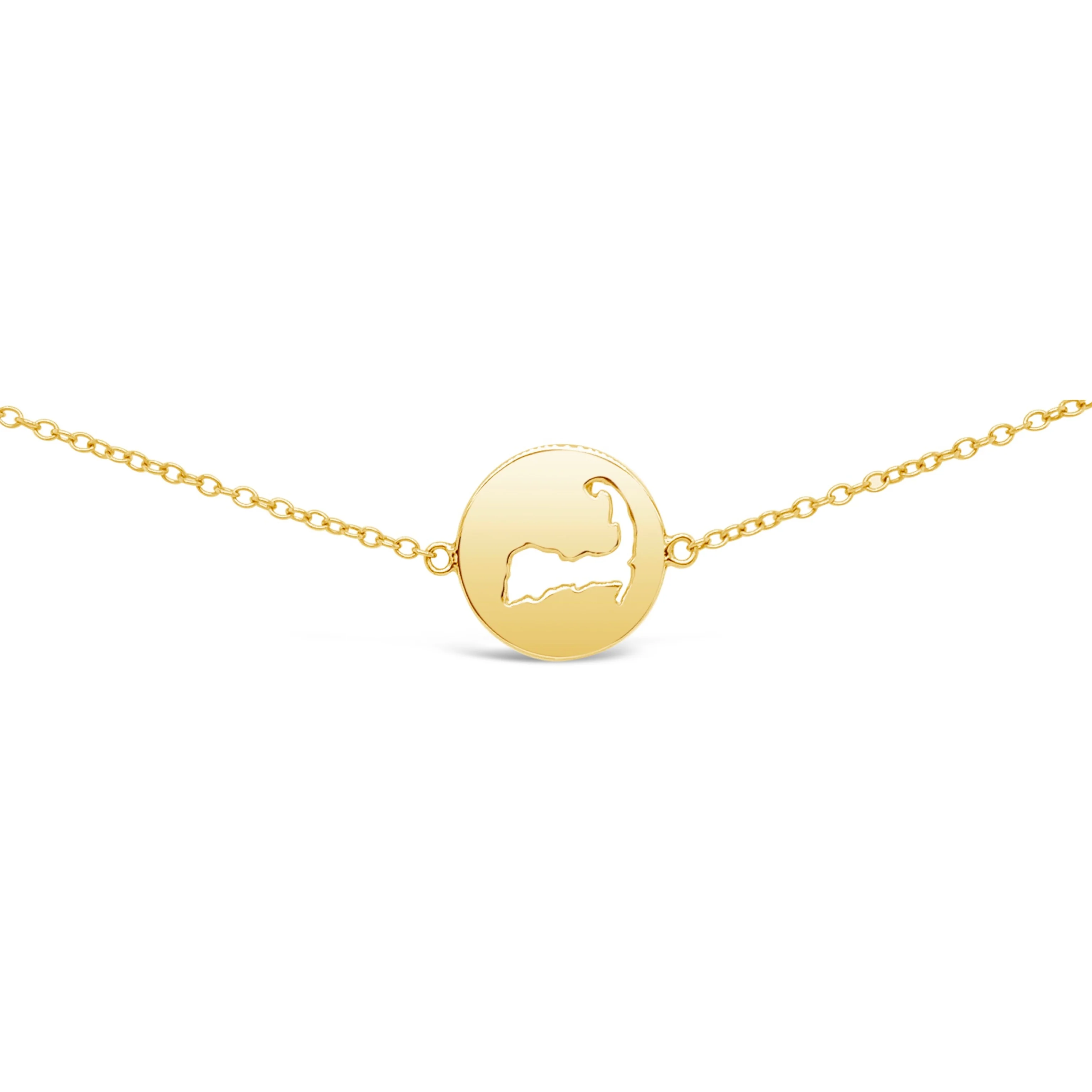 Cape Cod Map Disc Bracelet - Image 2