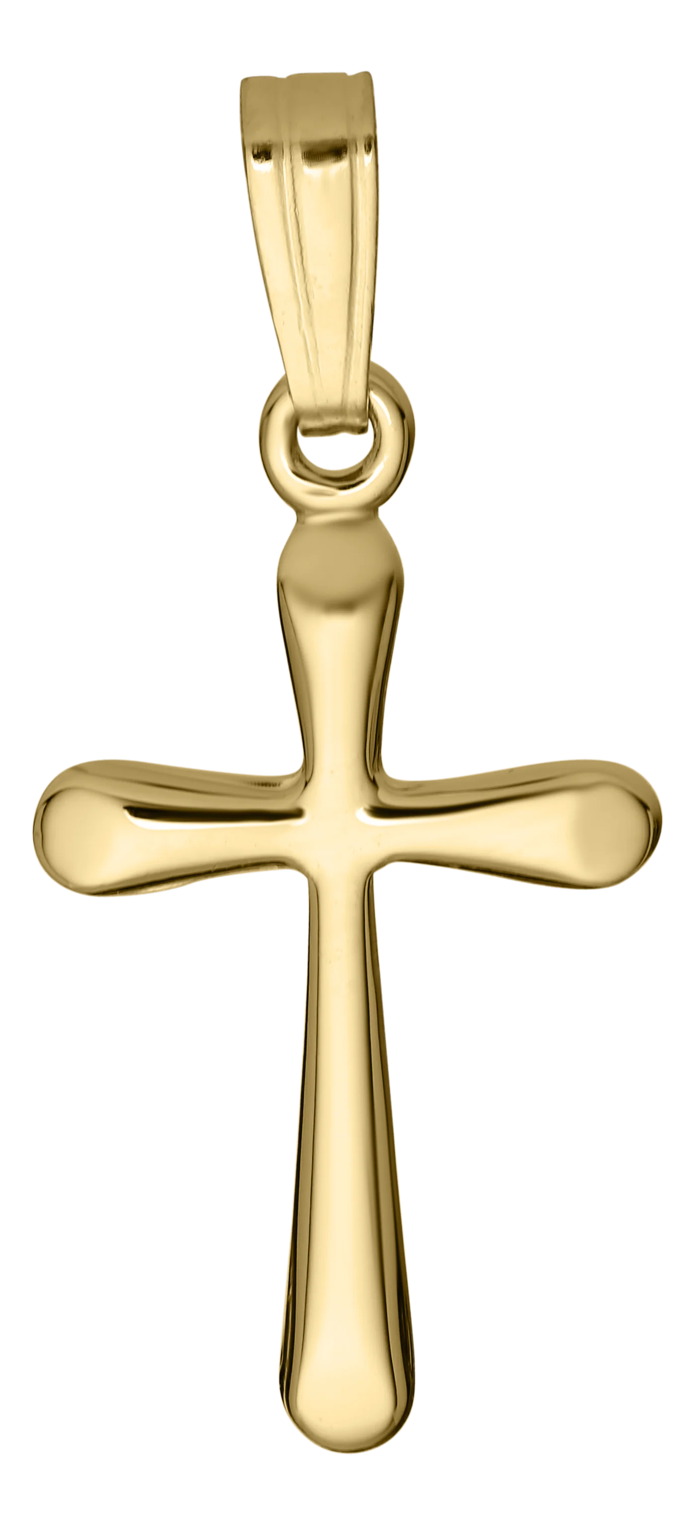 Children's Tiny Rounded Cross Necklace - Image 2