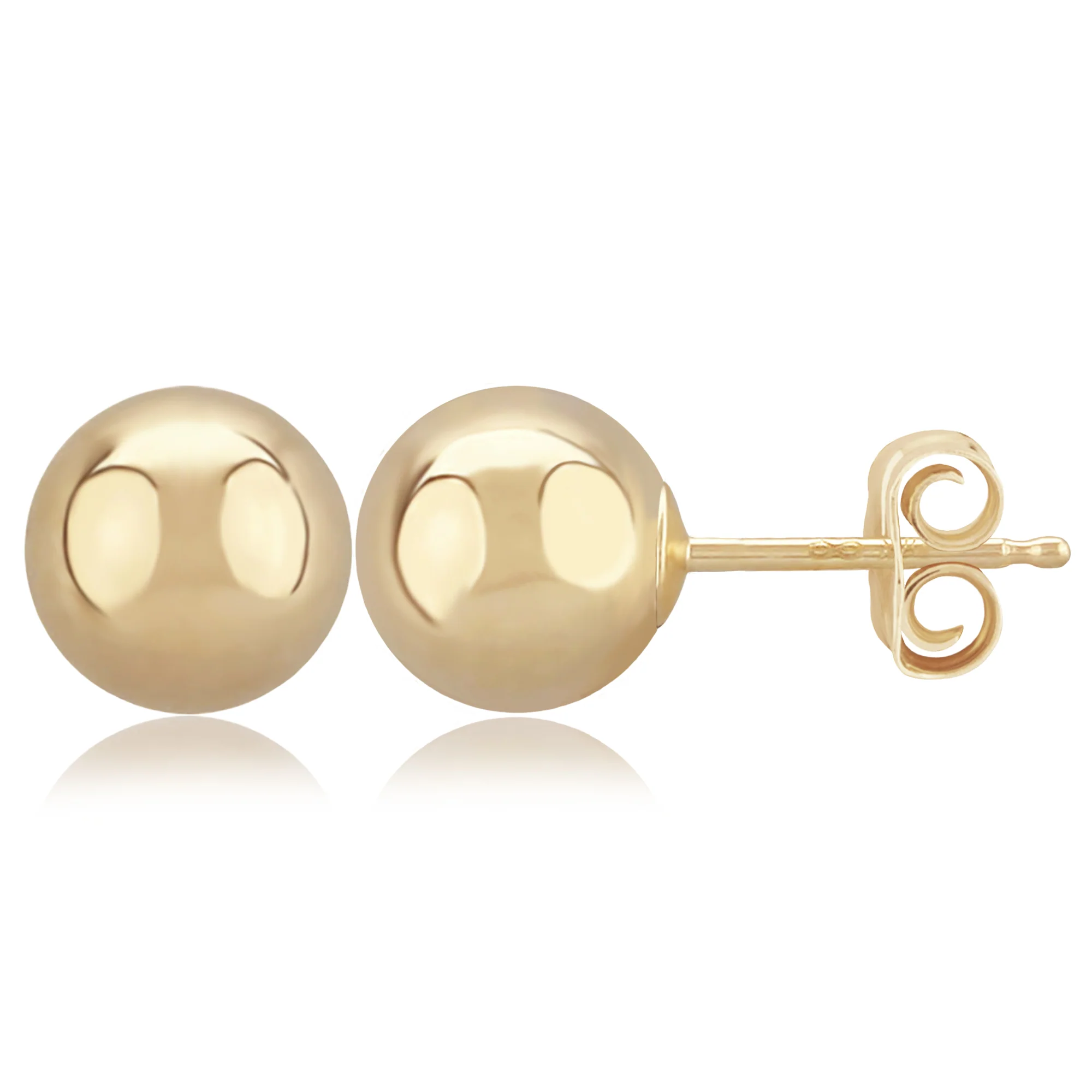 Classic Ball Stud Earrings - Image 4