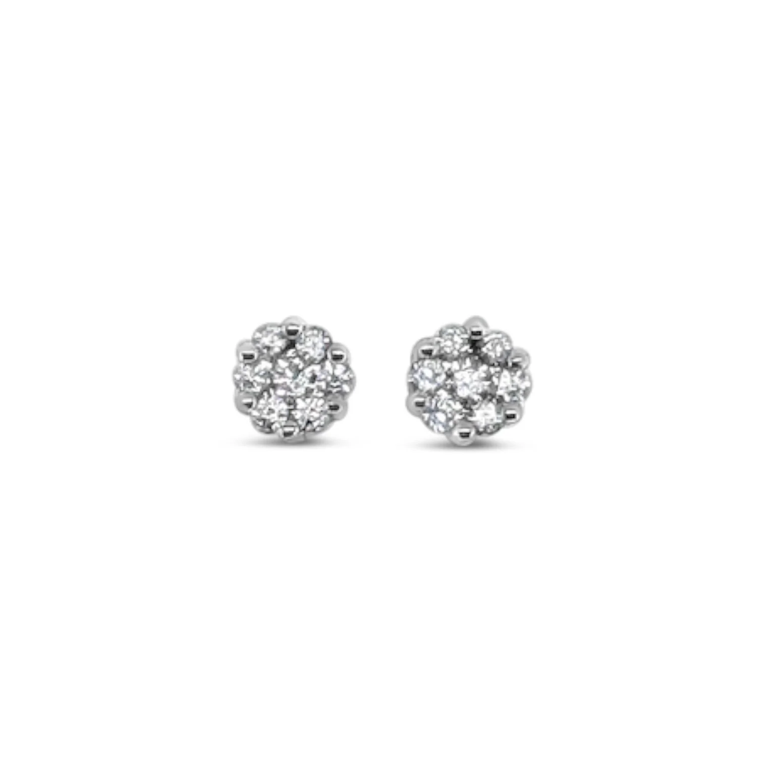 Classic Diamond Cluster Studs