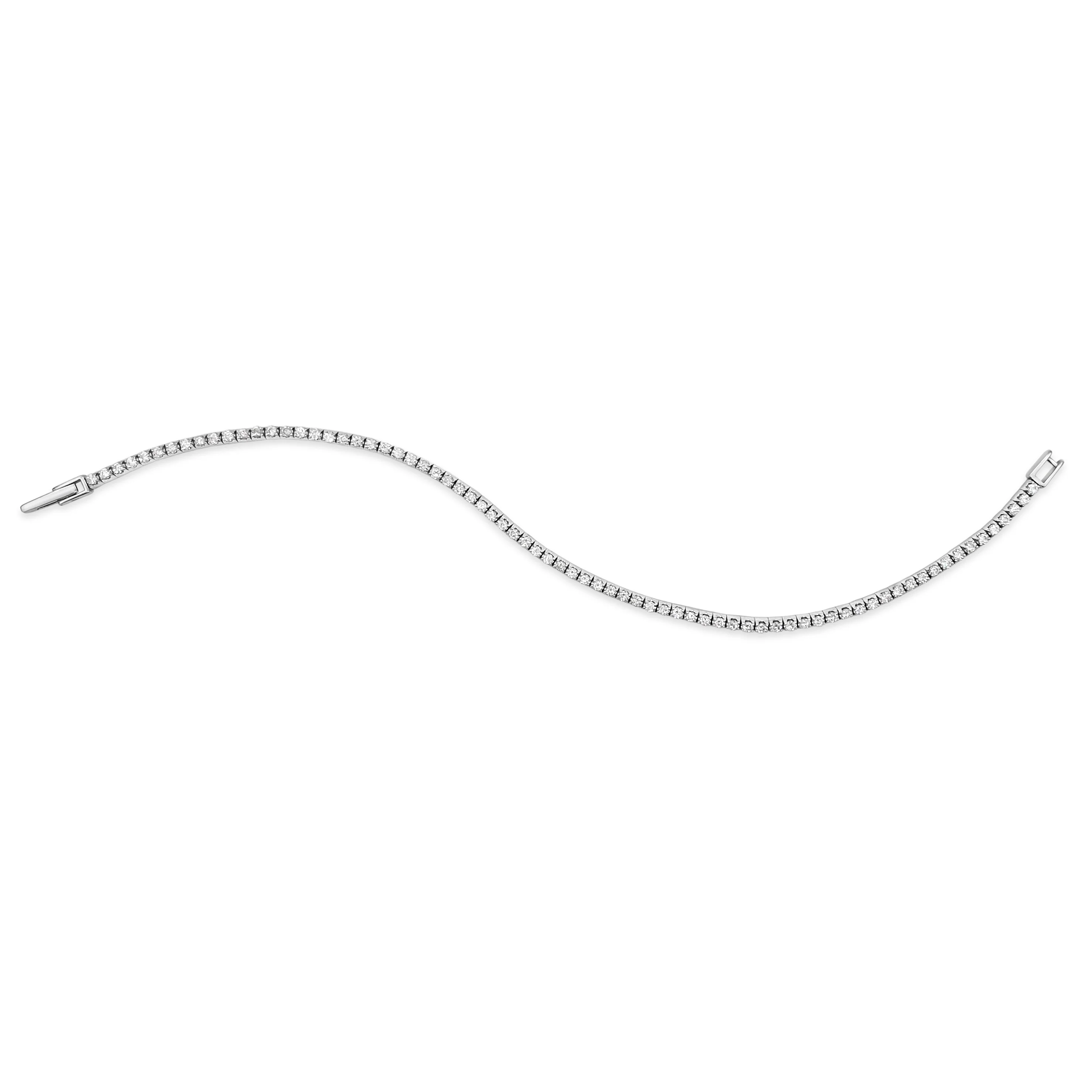 Classic Diamond Tennis Bracelet - Image 3