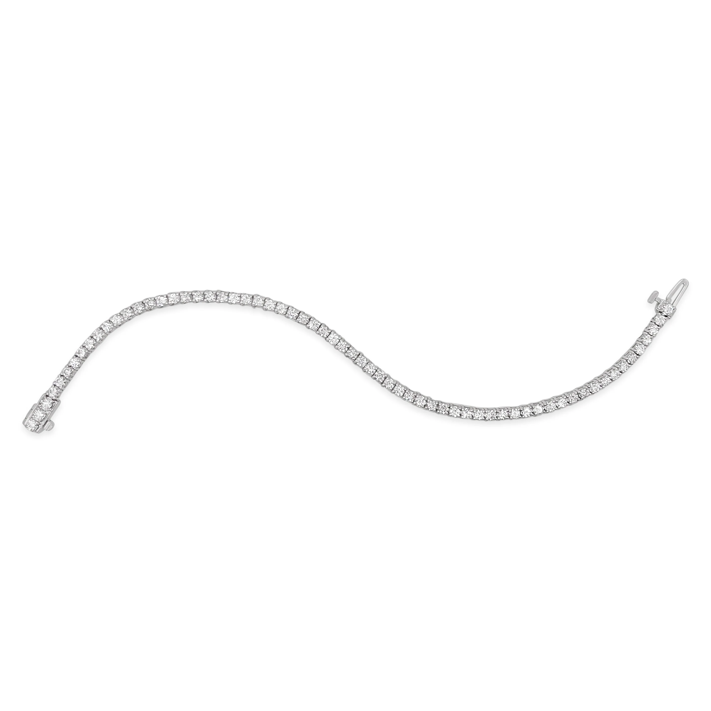 Classic Diamond Tennis Bracelet - Image 4