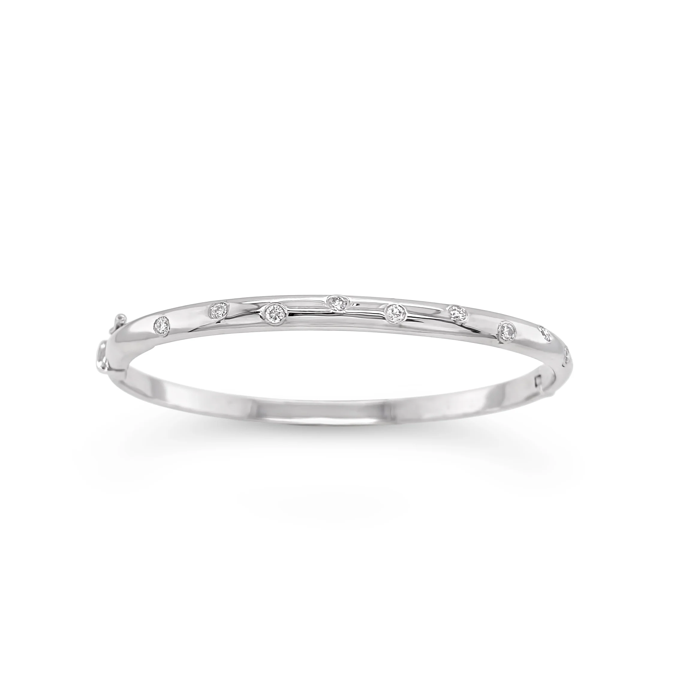 Diamond "Etoile" Bangle Bracelet - Image 2