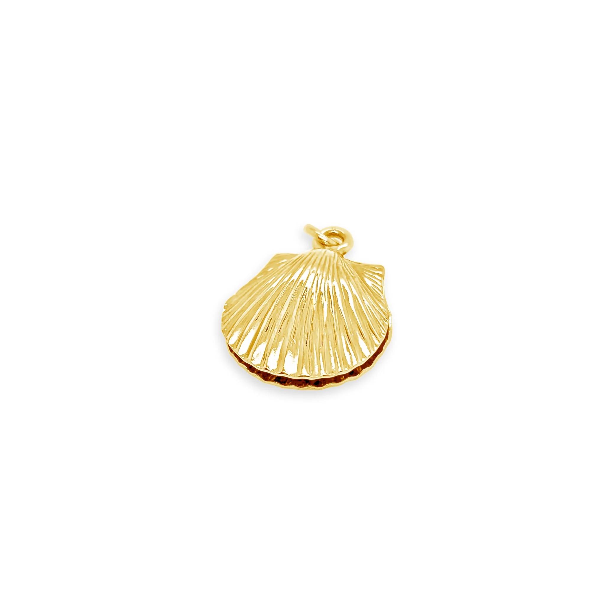 Double Scallop Shell Charm - Image 2