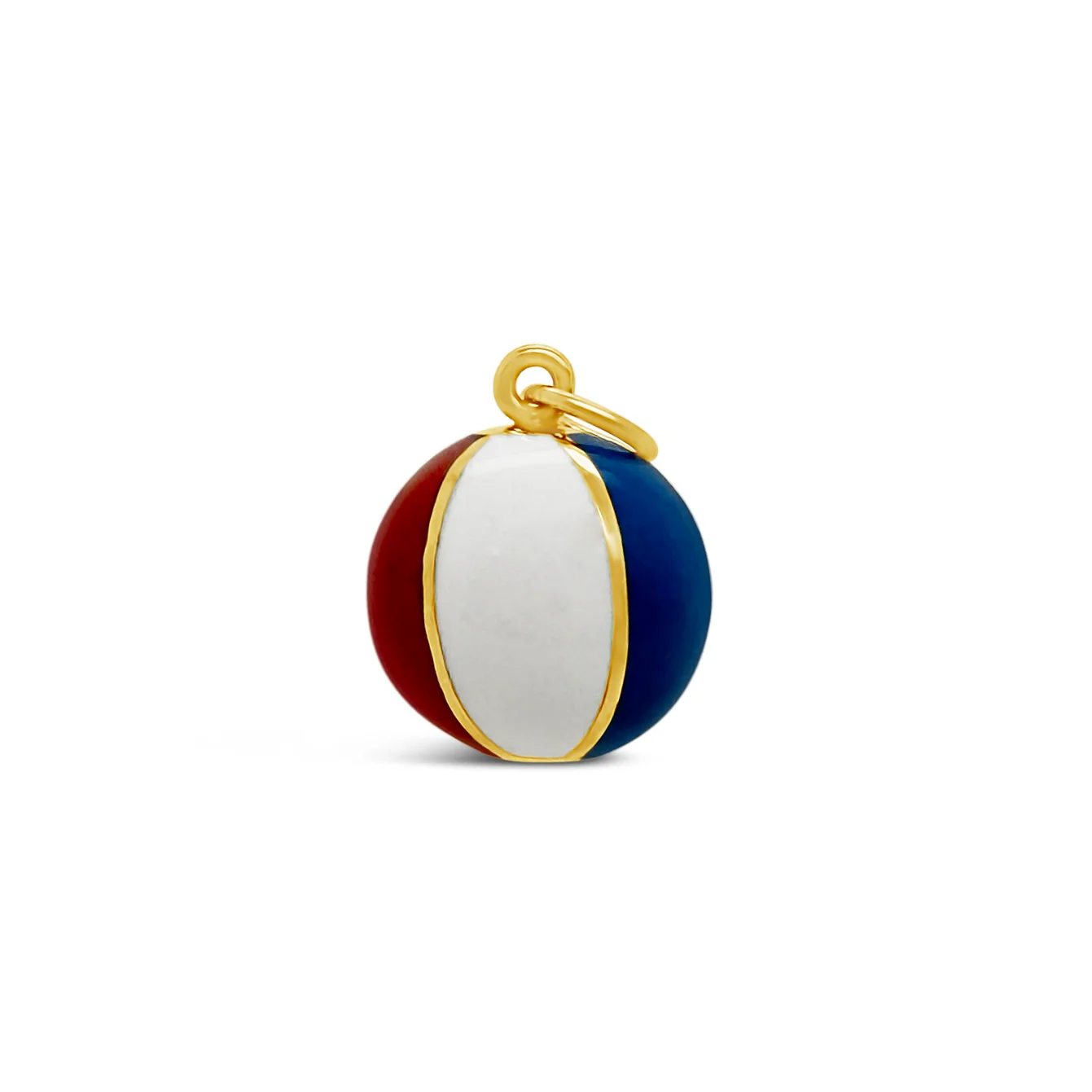 Enamel Beach Ball Charm