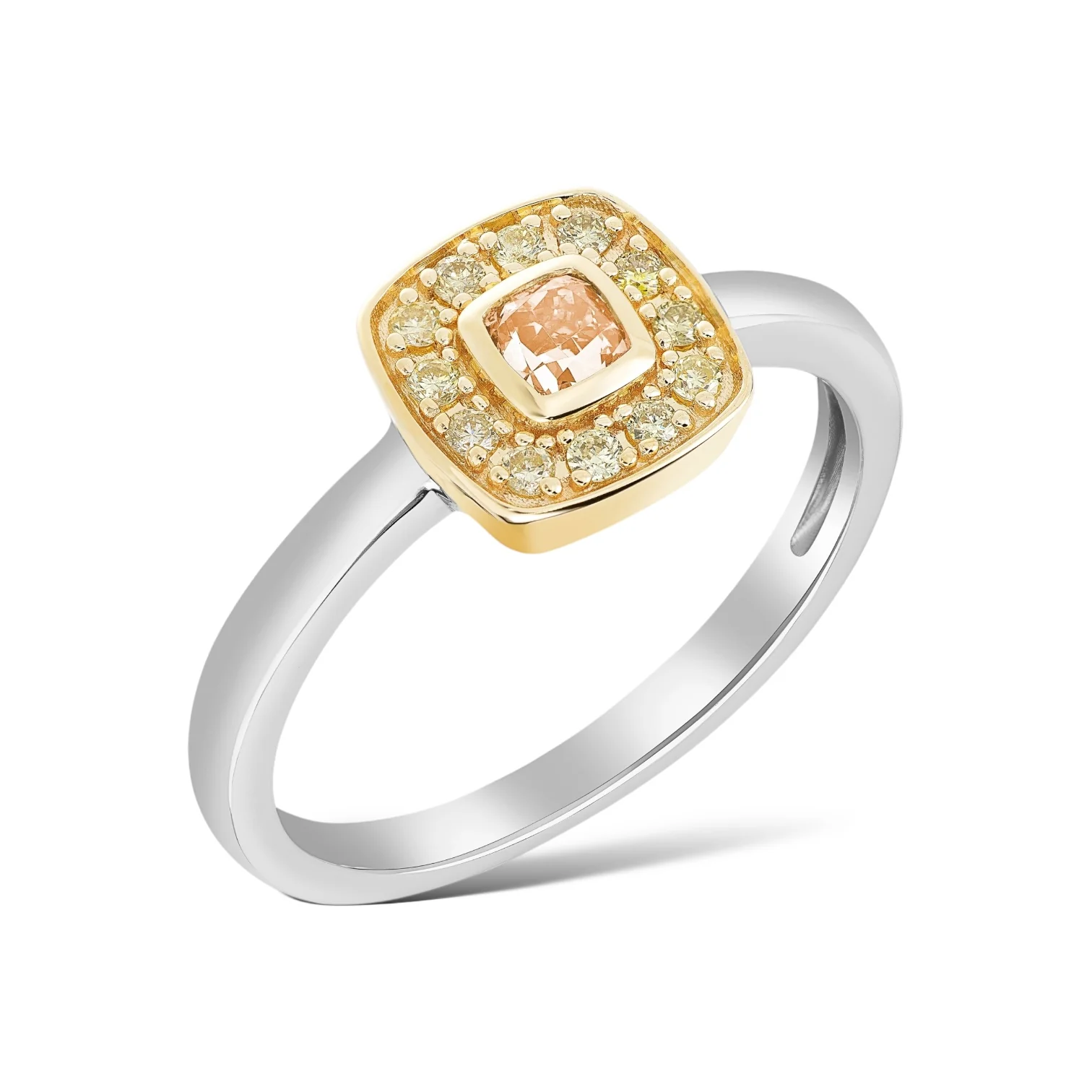 Fancy Intense Yellowish-Orange Diamond Ring