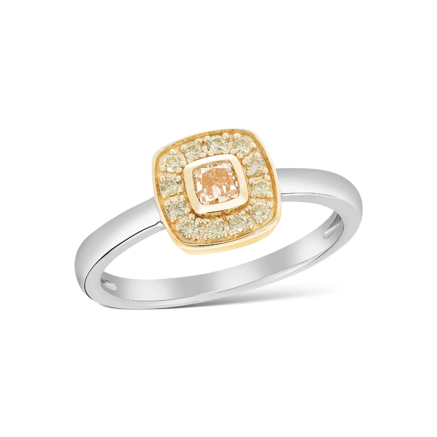 Fancy Intense Yellowish-Orange Diamond Ring - Image 2