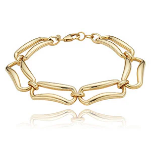 Freeform Rectangular Link Bracelet