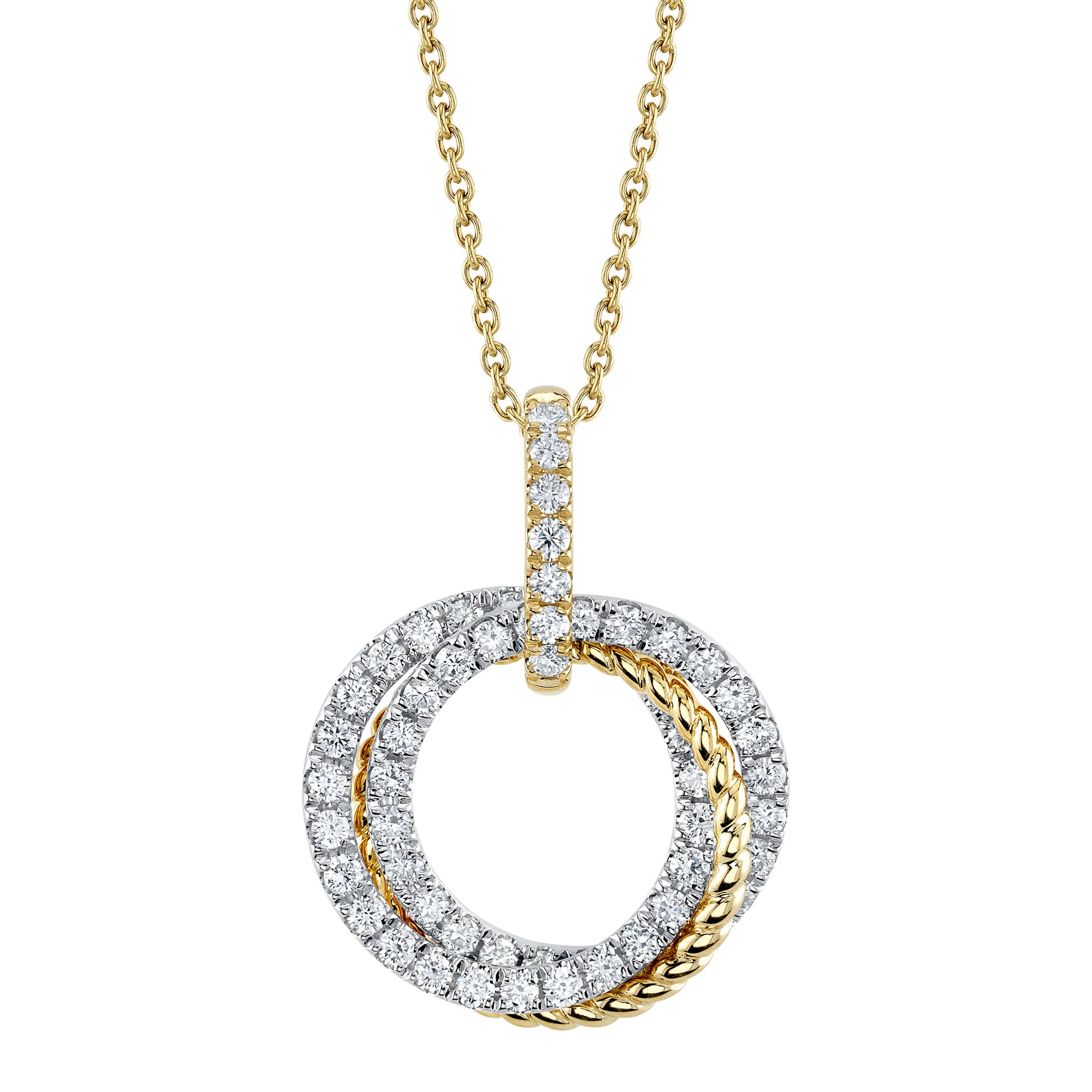 Glittara Diamond Multi-Circle Necklace