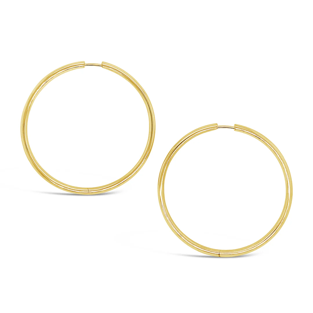 Large Classic Hoop Earrings