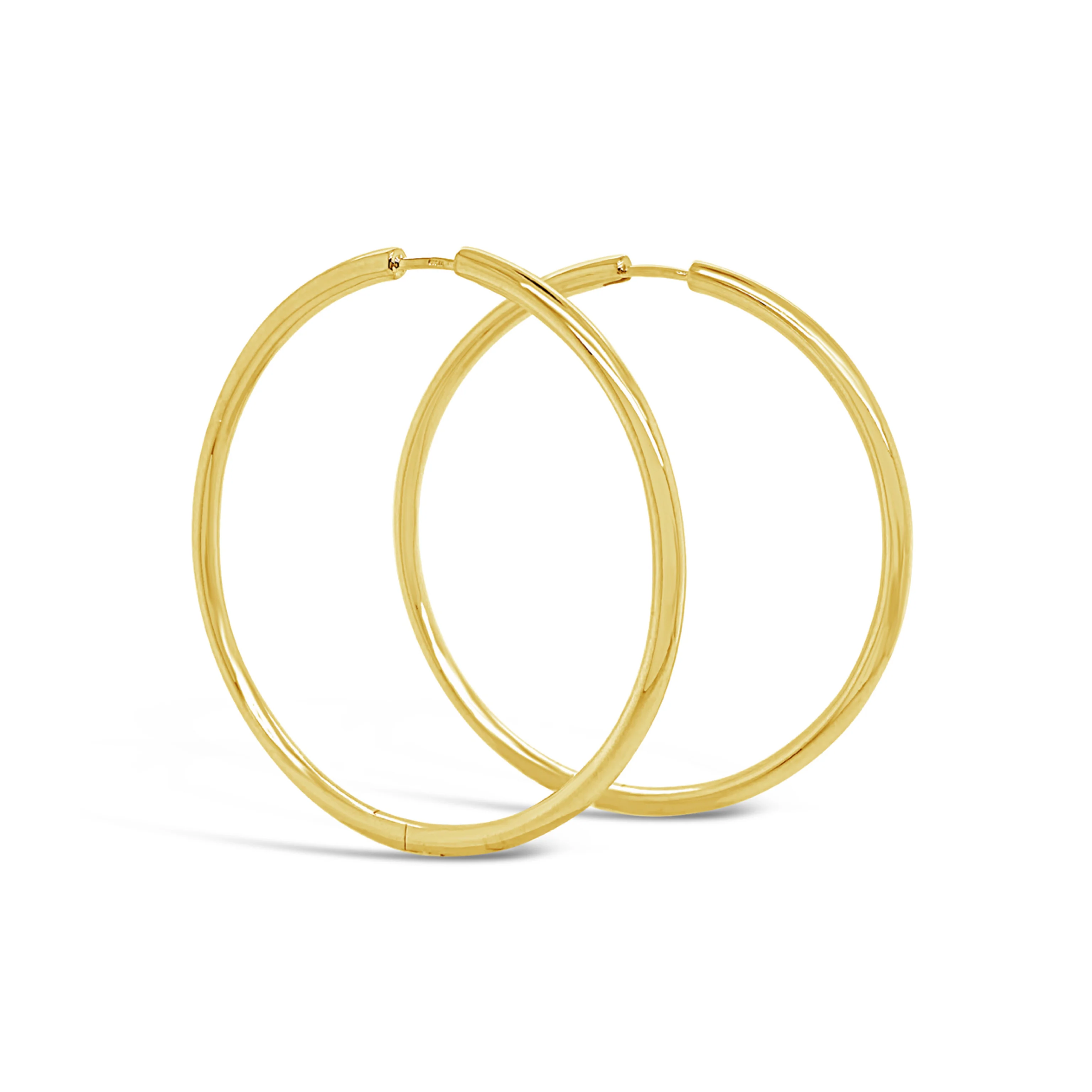 Large Classic Hoop Earrings - Image 2