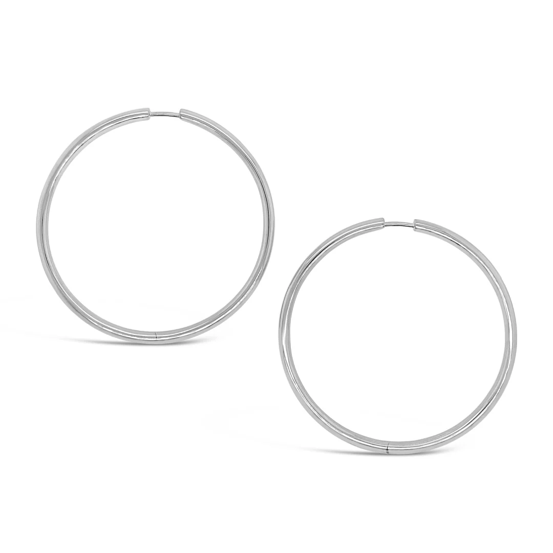Large Classic Hoop Earrings - Image 3