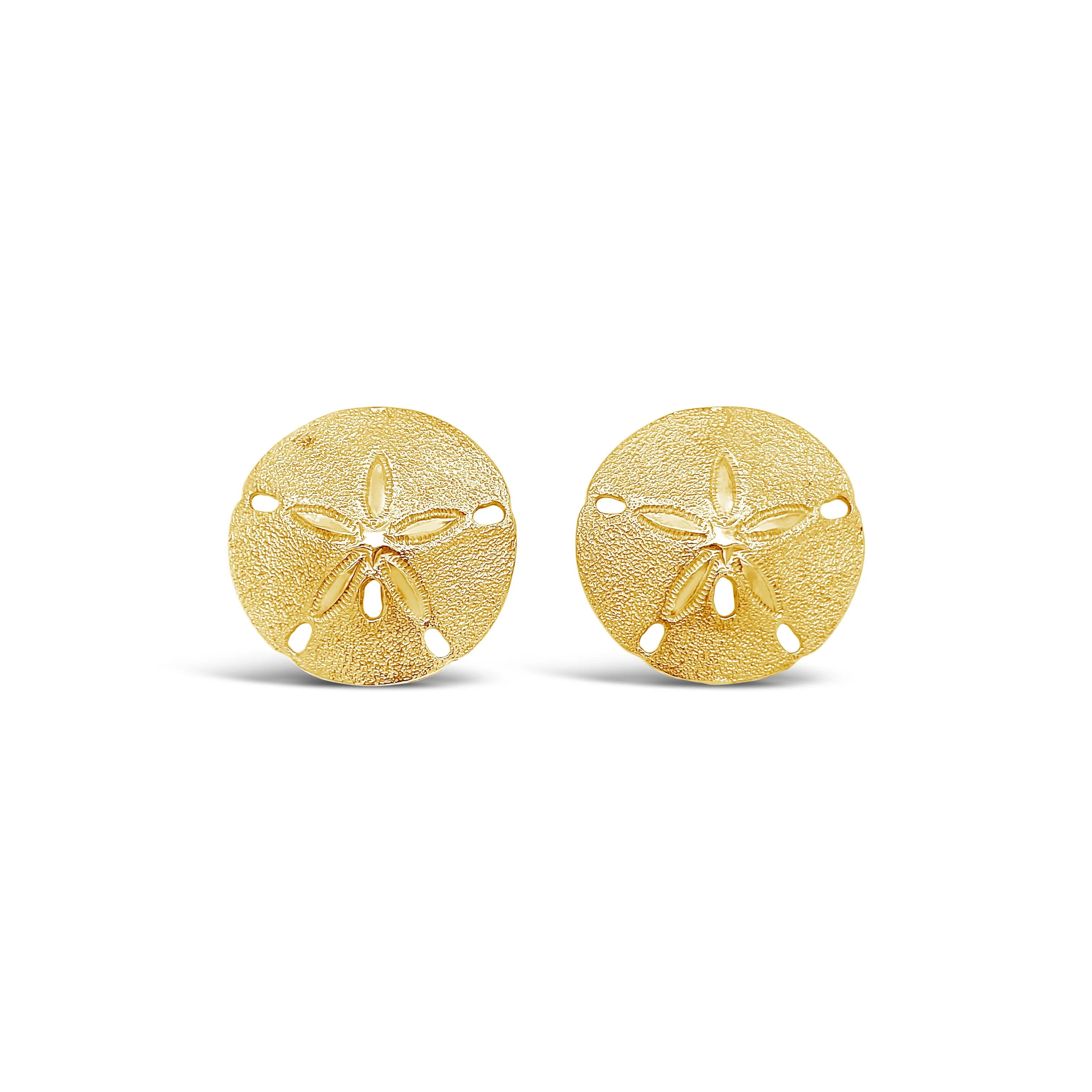 Large Sand Dollar Earrings