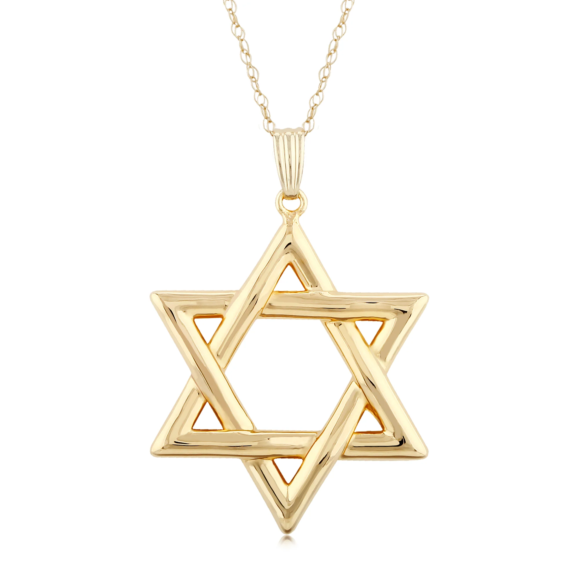 Large Star of David Necklace
