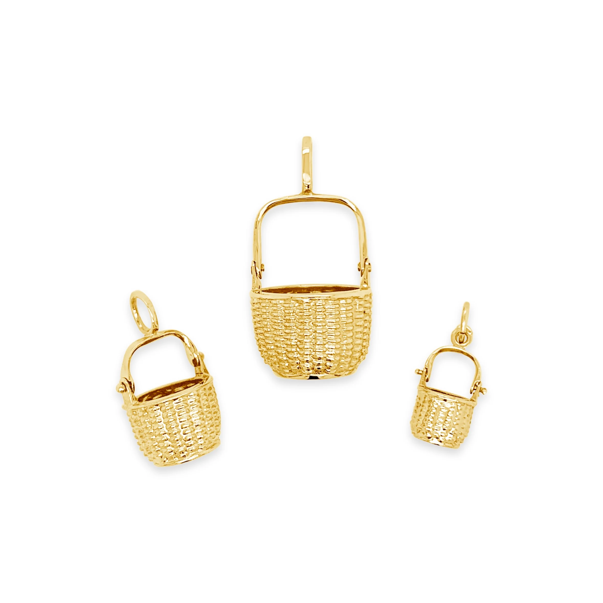 Unlidded Nantucket Basket Pendant