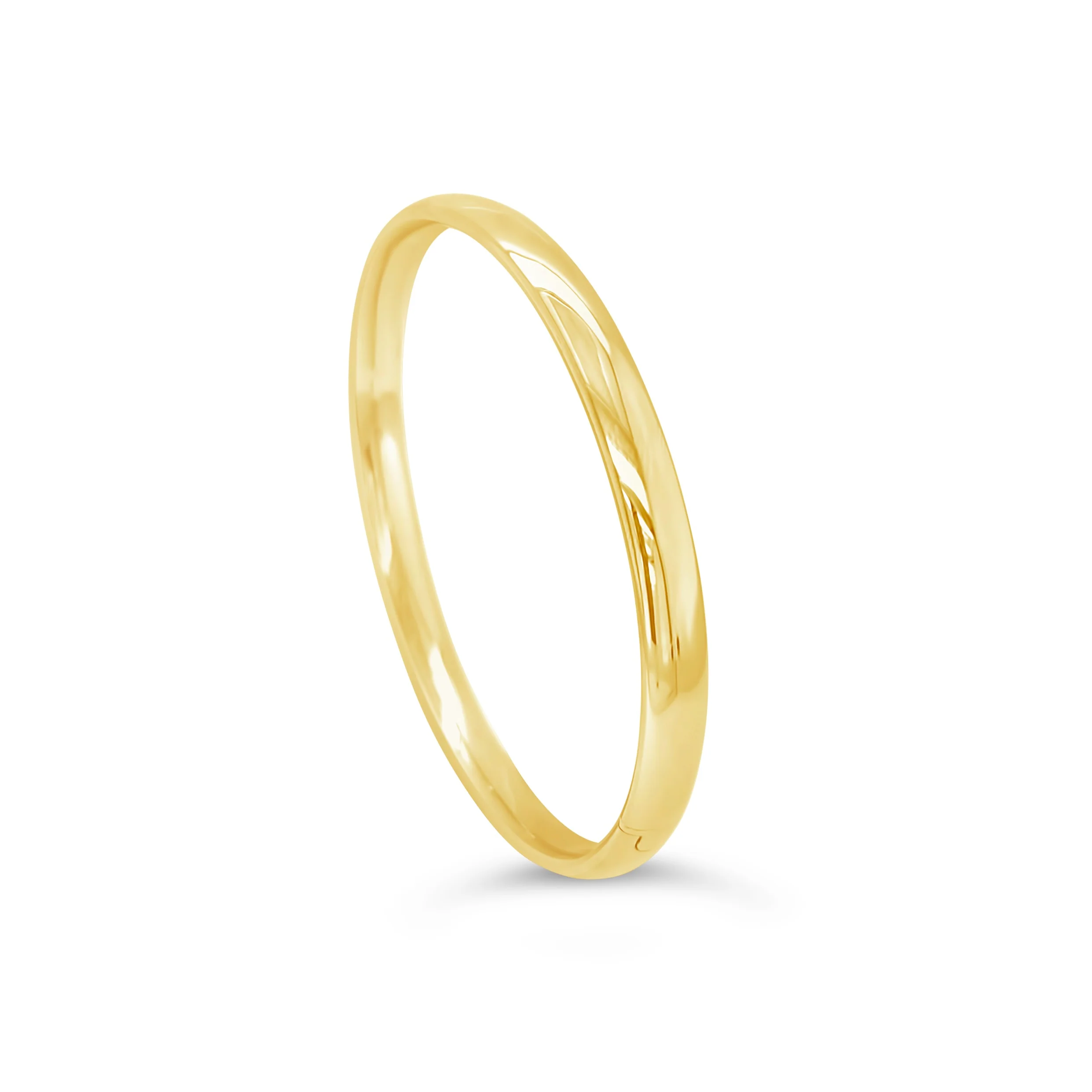 Narrow Seamless Hinge Bangle Bracelet - Image 3