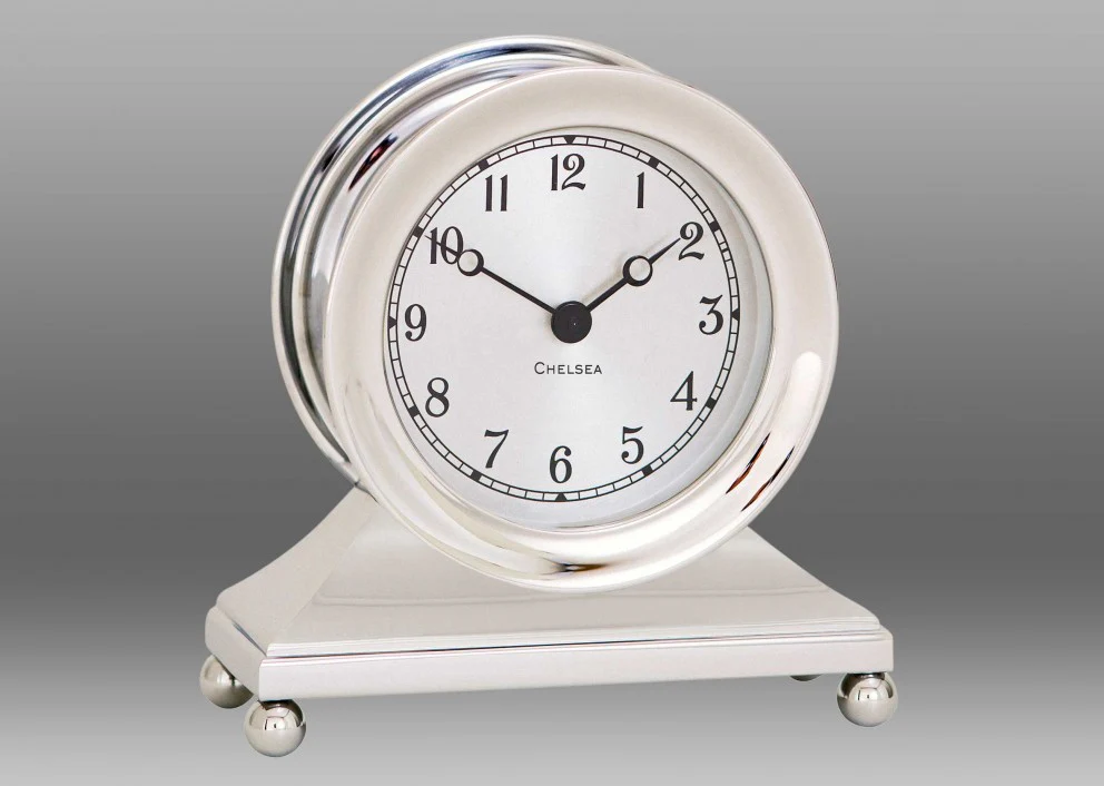 Nickel "Constitution" Desk Clock