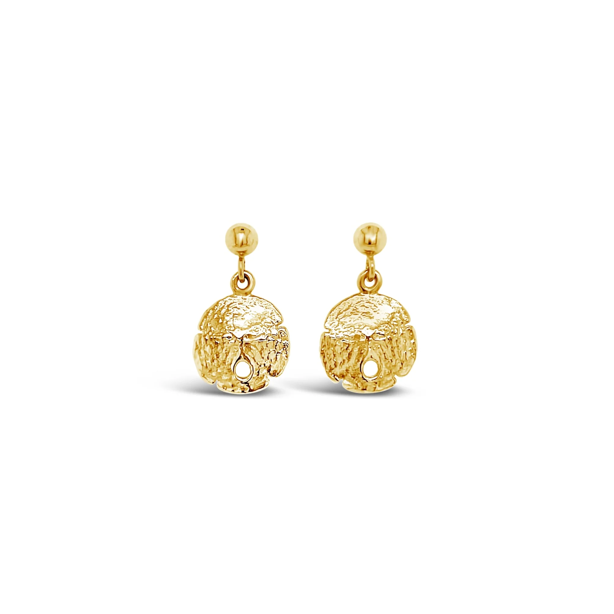 Petite Sand Dollar Drop Earrings