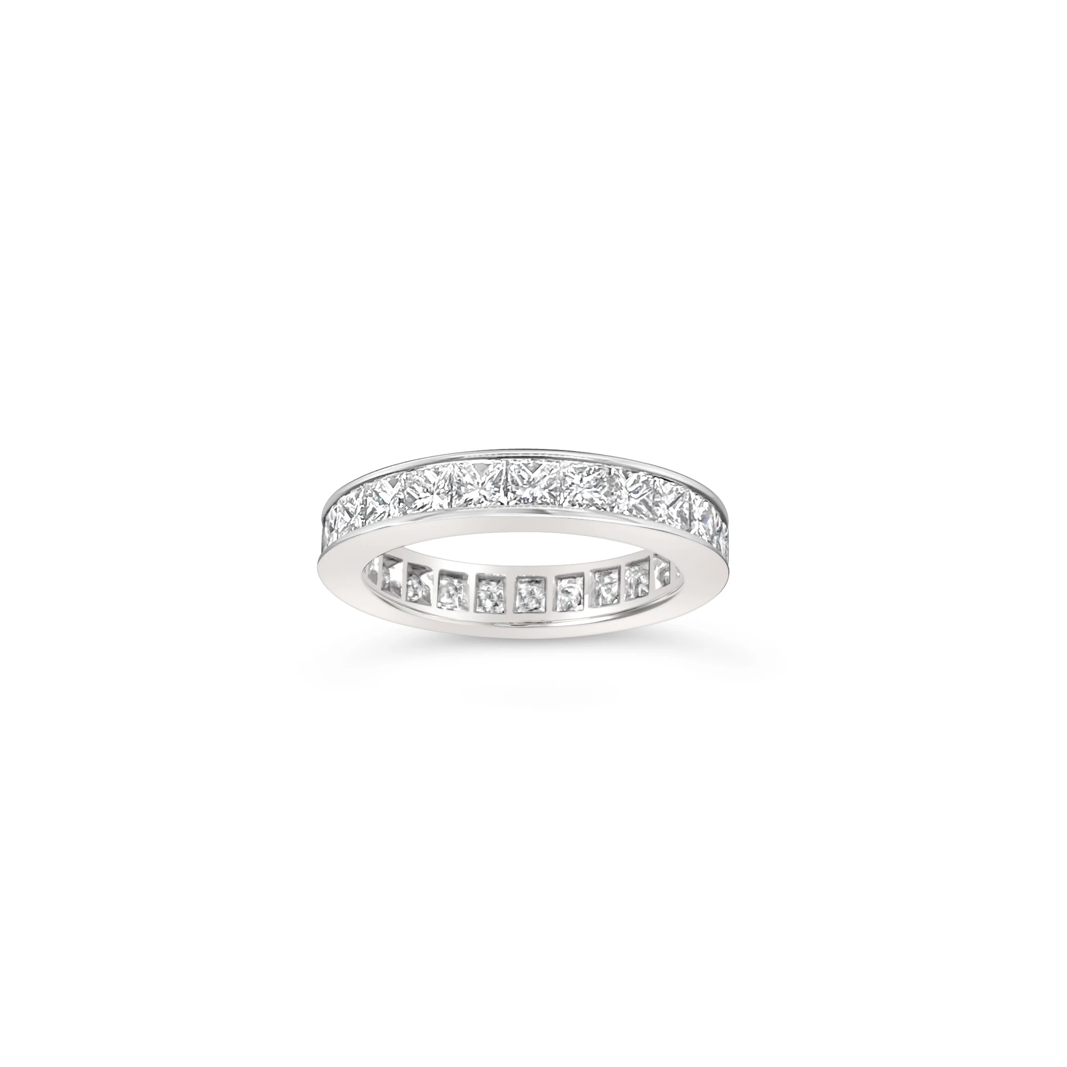 Princess-Cut Diamond Eternity Band