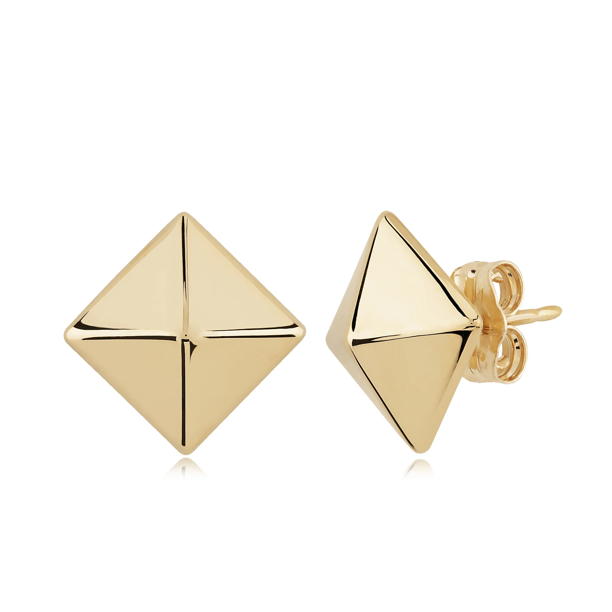 Pyramid Stud Earrings