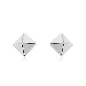 Pyramid Stud Earrings - Image 3