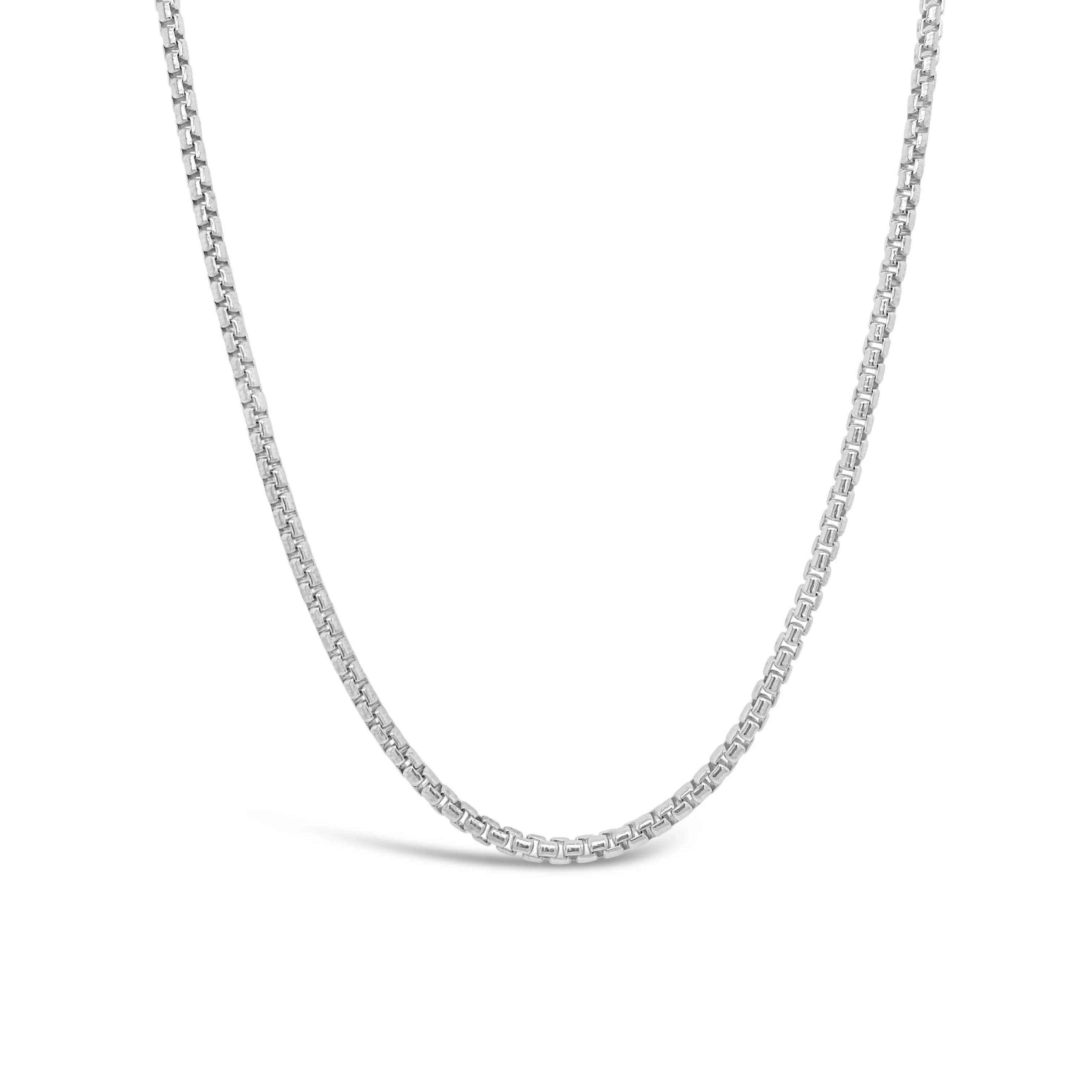 Round Box Chain Necklace