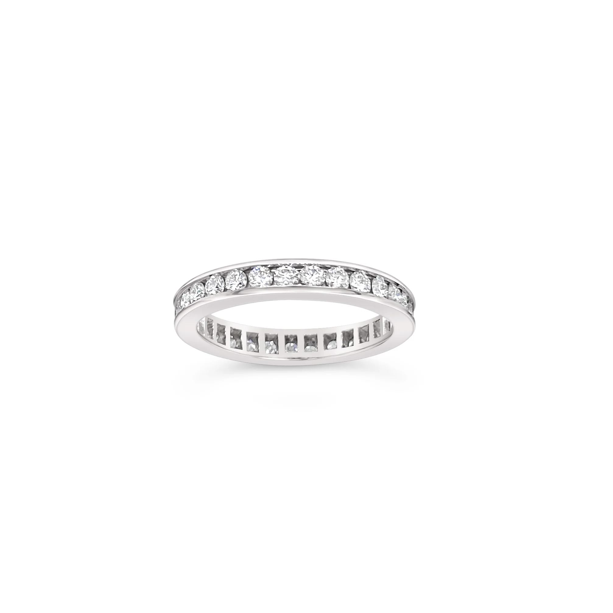Round Diamond Eternity Band