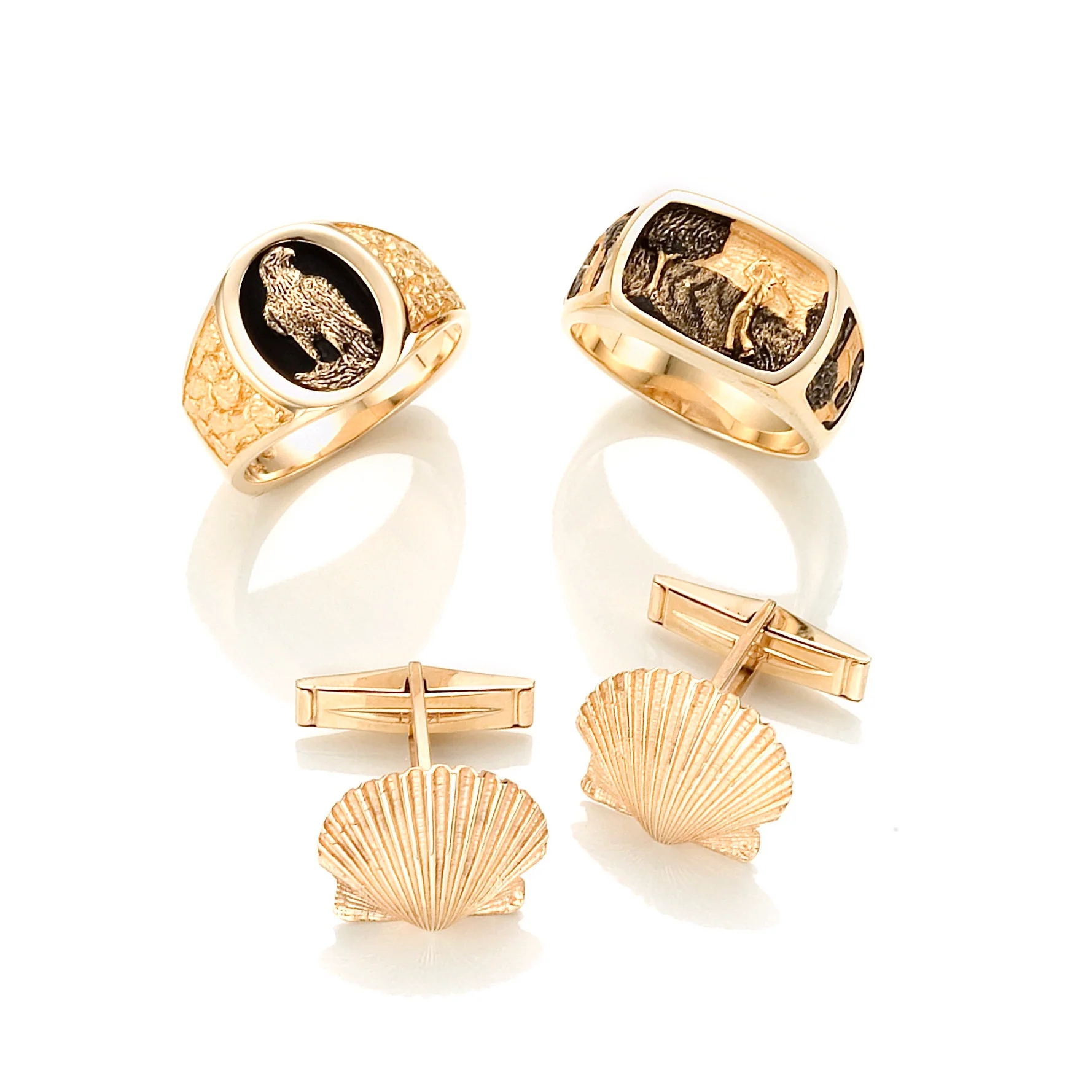 Scallop Shell Cufflinks - Image 4