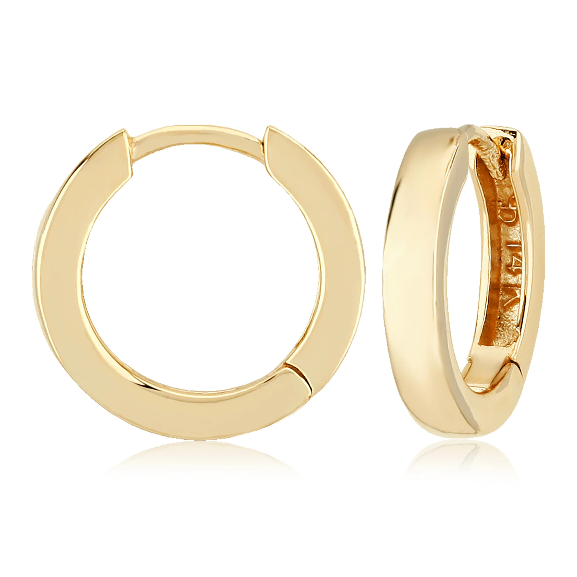 Small Hinged Click Hoop Earrings