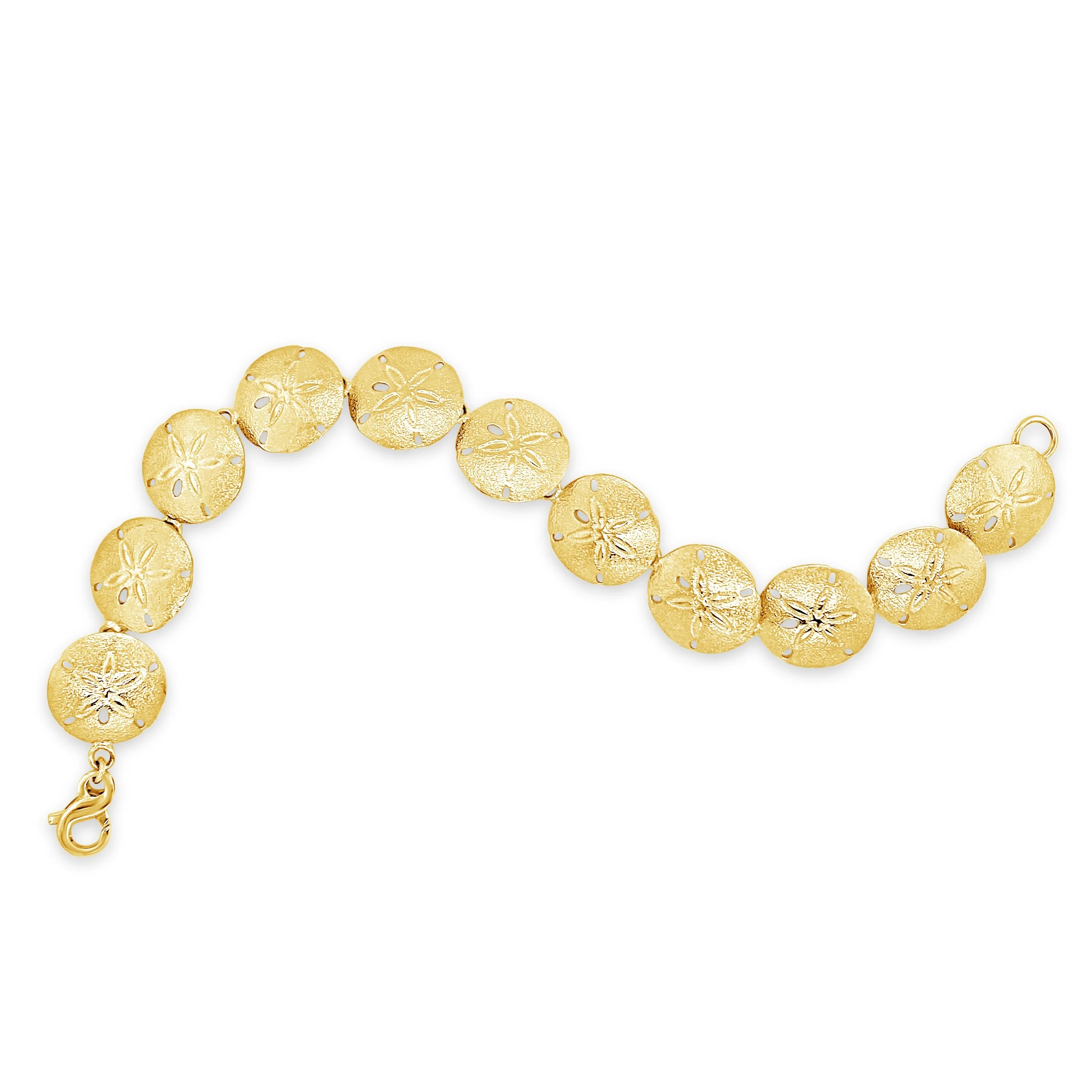 Small Sand Dollar Link Bracelet - Image 2