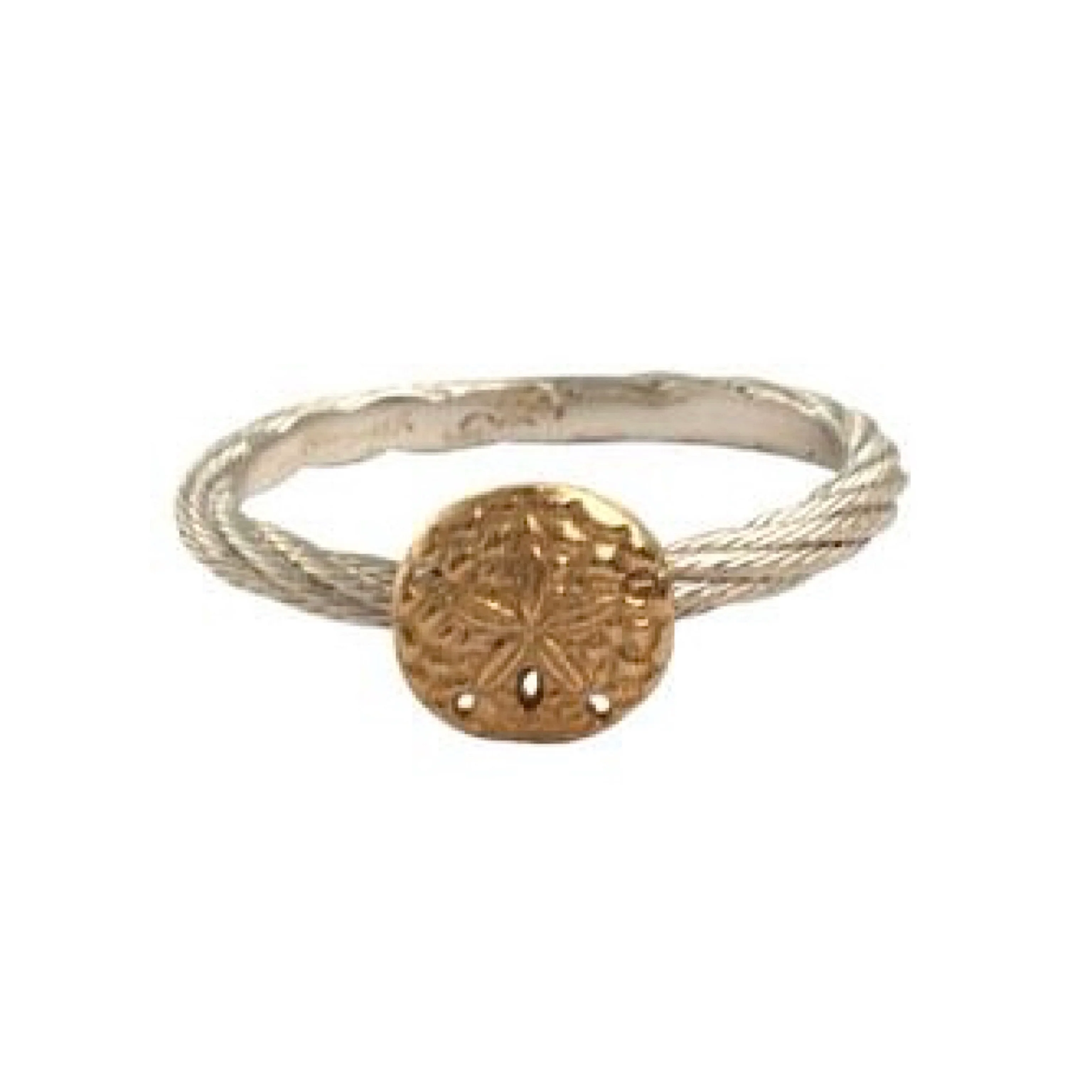 Stackable Sand Dollar Ring