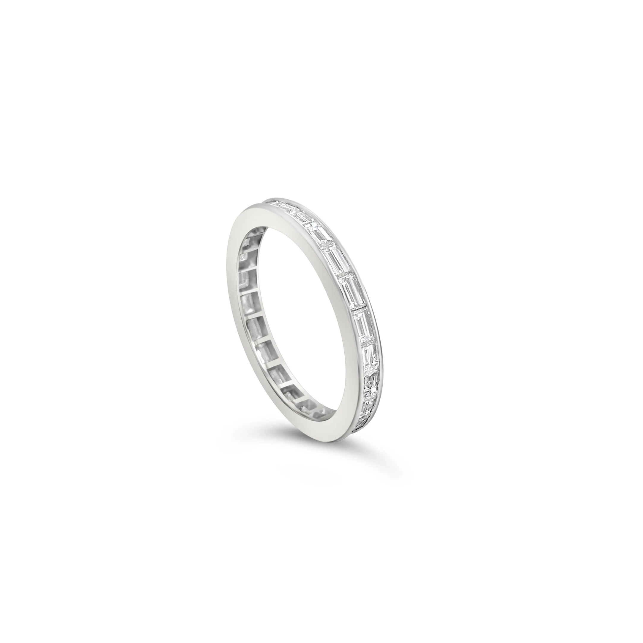 Straight Baguette Diamond Eternity Band - Image 2