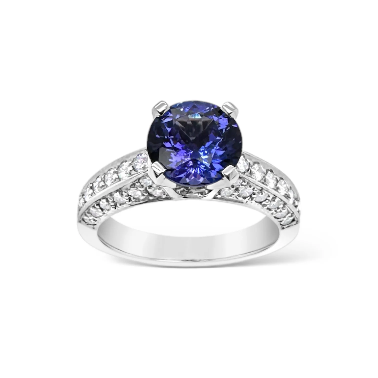 Tanzanite & Diamond Statement Ring