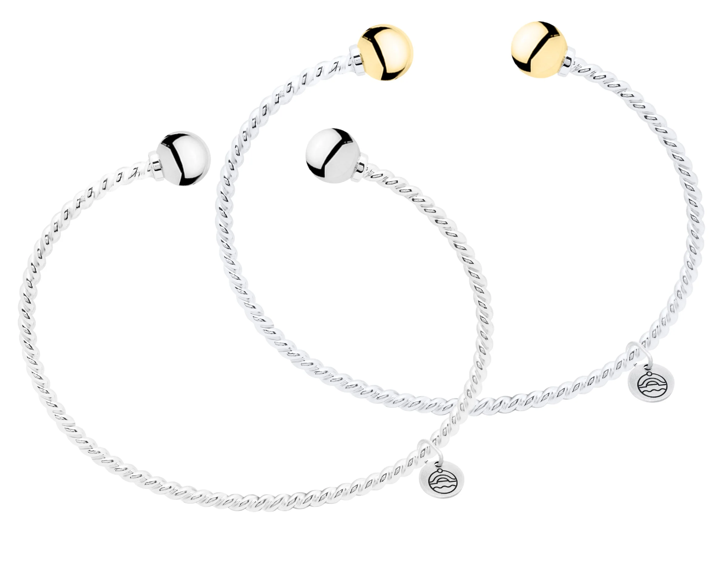 Twisted Double Cuff Cape Cod Bracelet